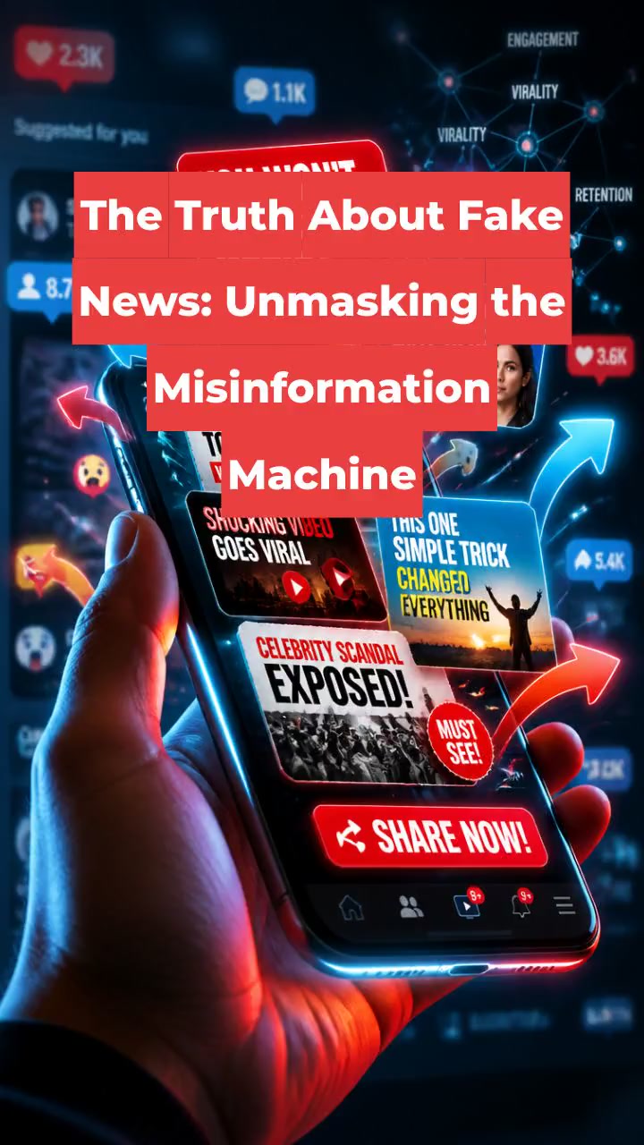 The Truth About Fake News: Unmasking the Misinformation Machine