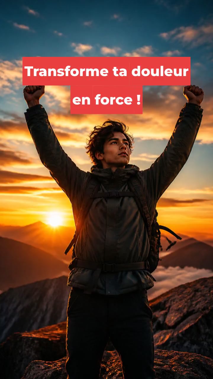 Transforme ta douleur en force !