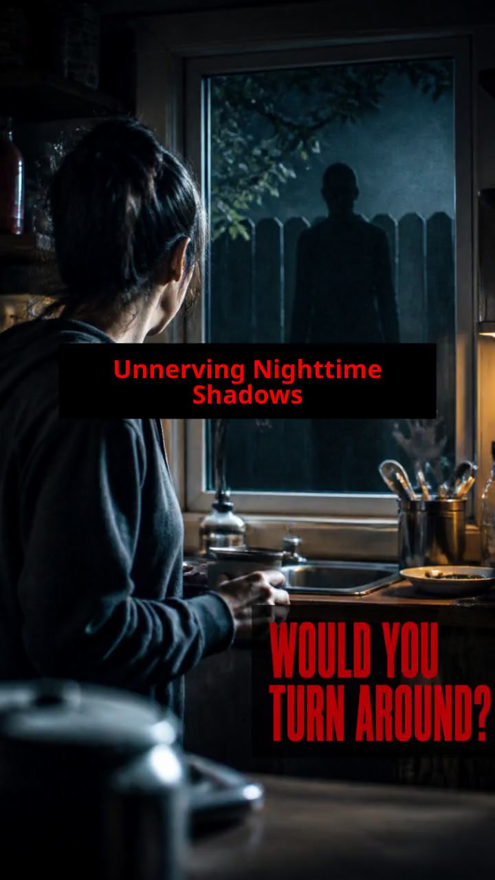 Unnerving Nighttime Shadows: Would You Dare to Look?