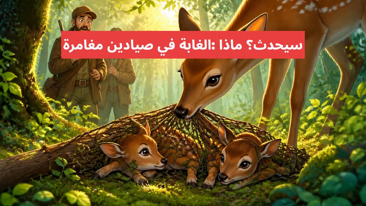 مغامرة صيادين في الغابة: ماذا سيحدث؟