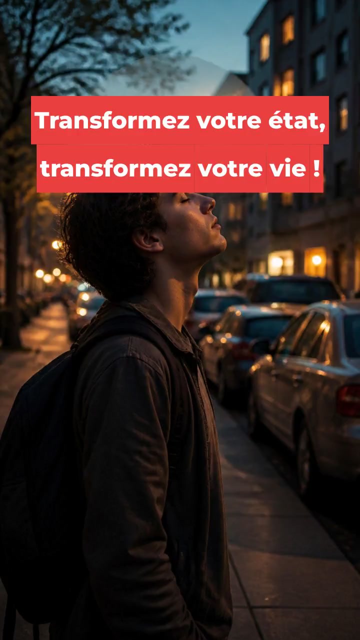 Transformez votre état, transformez votre vie !