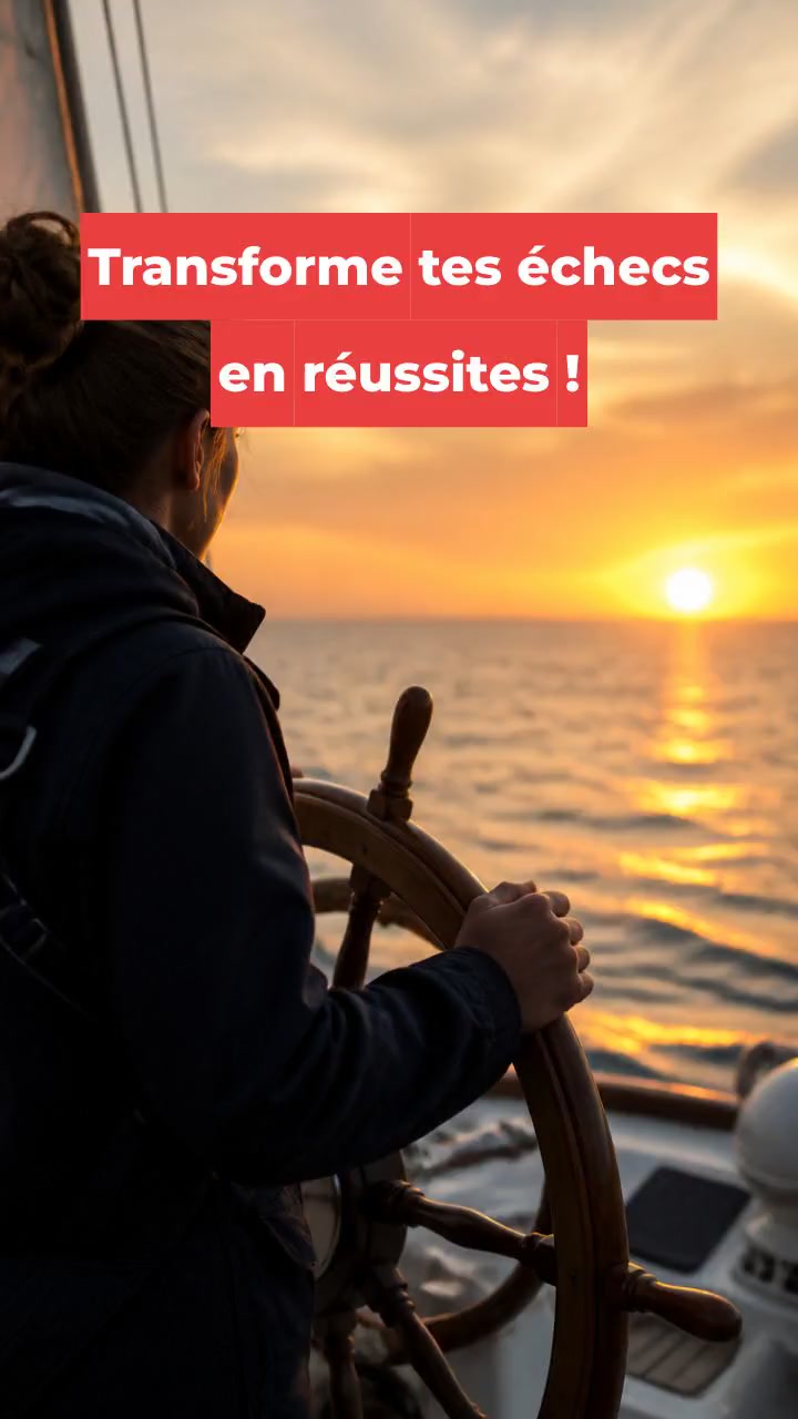 Transforme tes échecs en réussites !