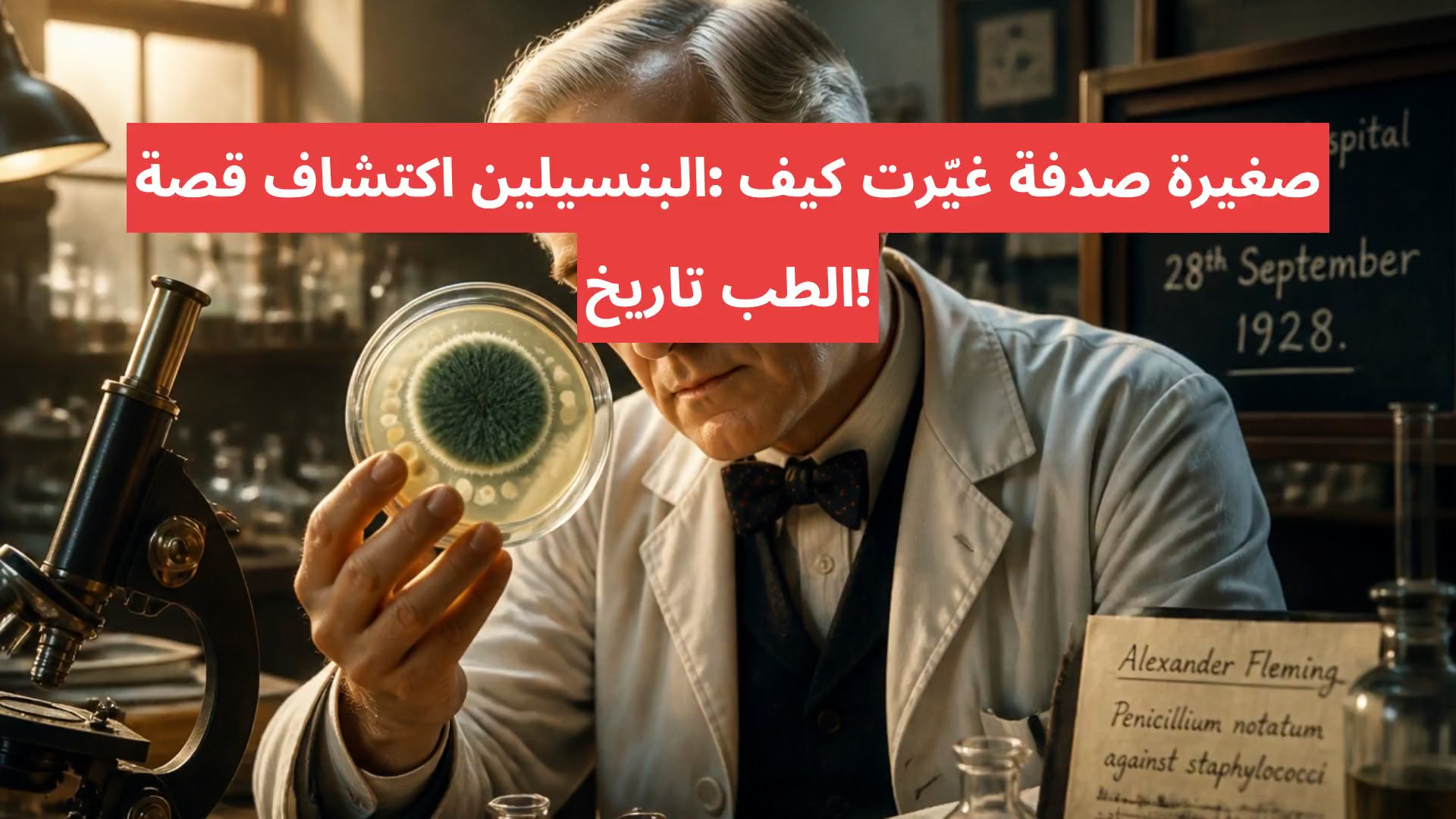 قصة اكتشاف البنسيلسن