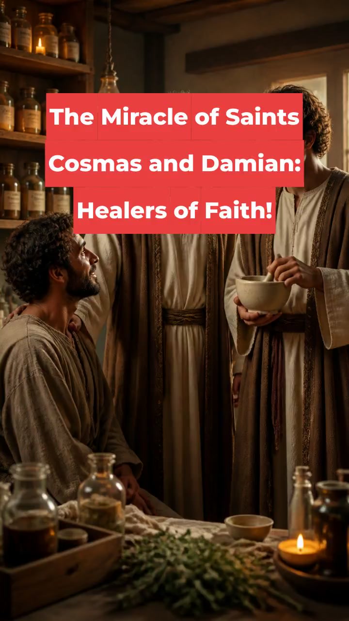 The Miracle of Saints Cosmas and Damian: Healers of Faith!