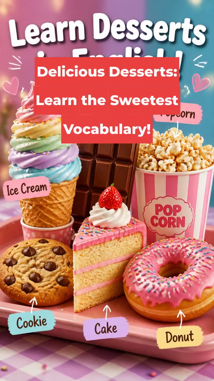 Delicious Desserts: Learn the Sweetest Vocabulary!
