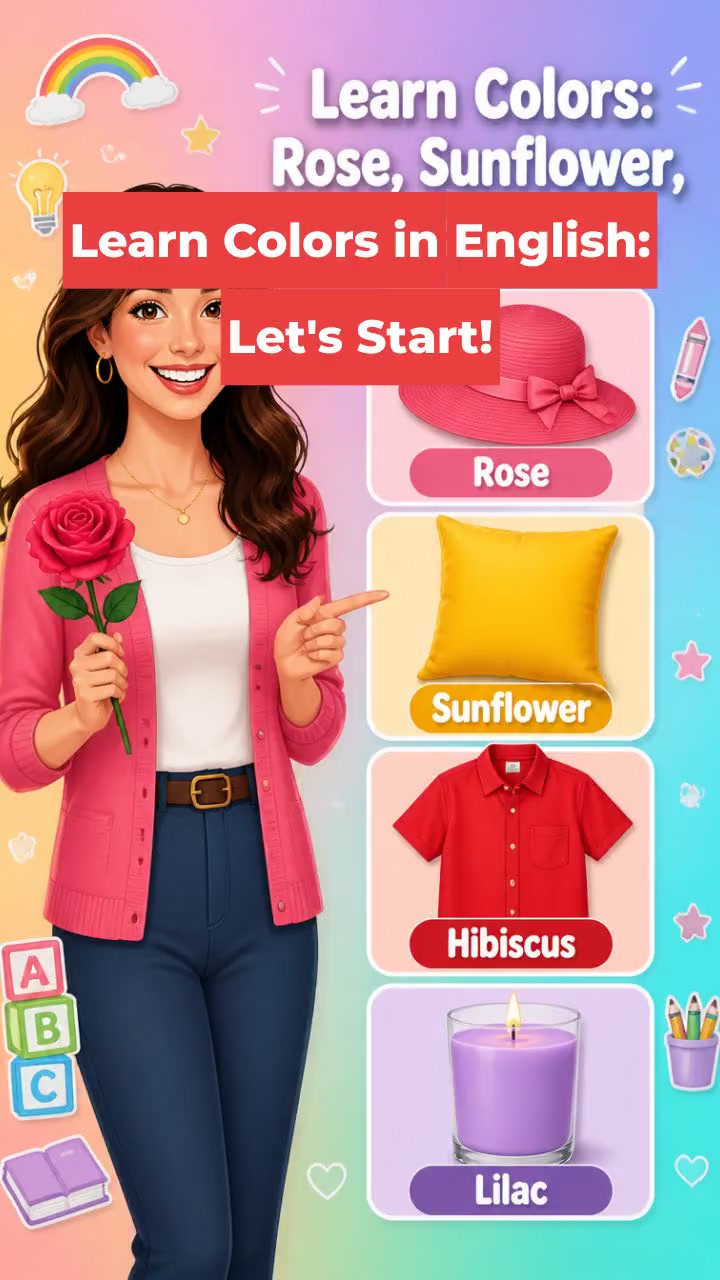Learn Colors in English: Let's Start!
