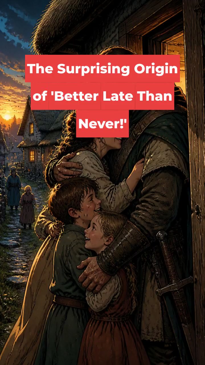 The Surprising Origin of 'Better Late Than Never!'