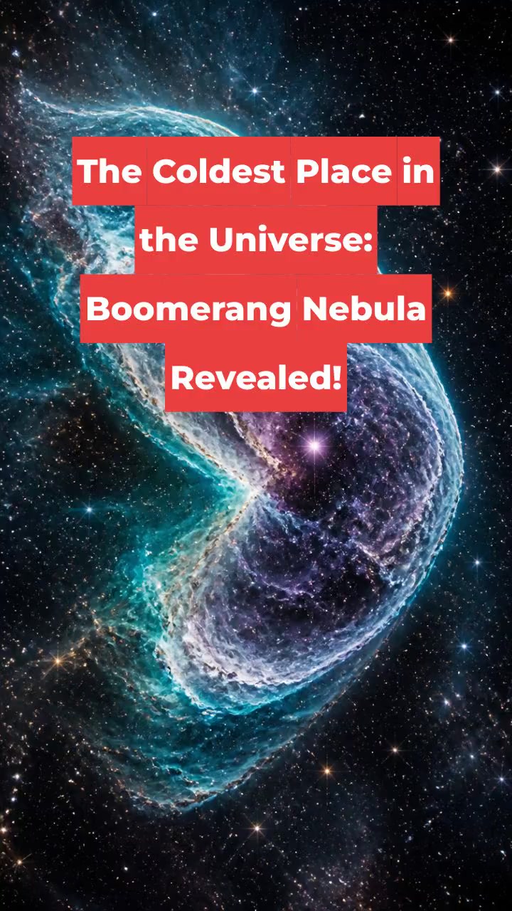The Coldest Place in the Universe: Boomerang Nebula Revealed!