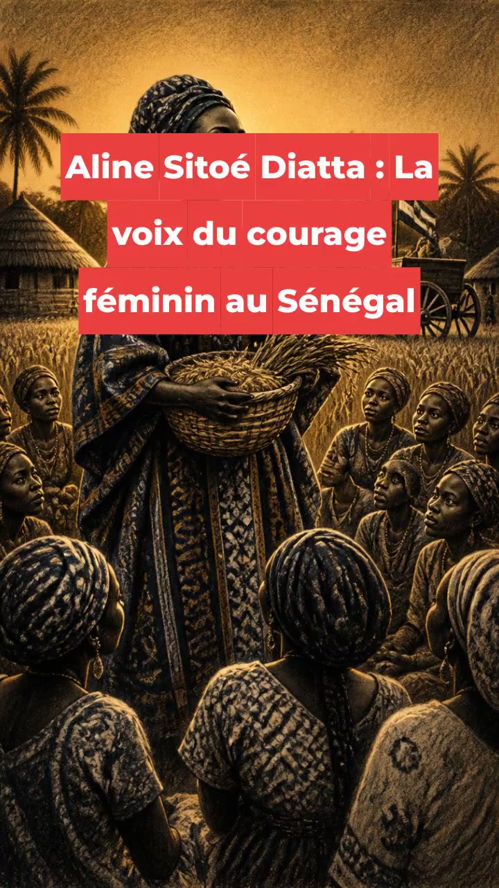 Aline Sitoé Diatta : La voix du courage féminin au Sénégal