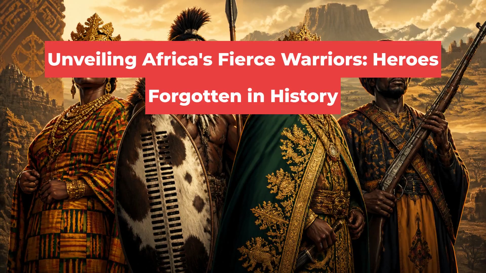 Unveiling Africa's Fierce Warriors: Heroes Forgotten in History