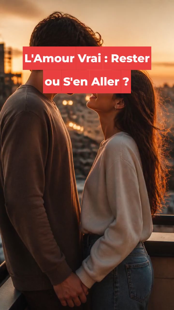 L'Amour Vrai : Rester ou S'en Aller ?