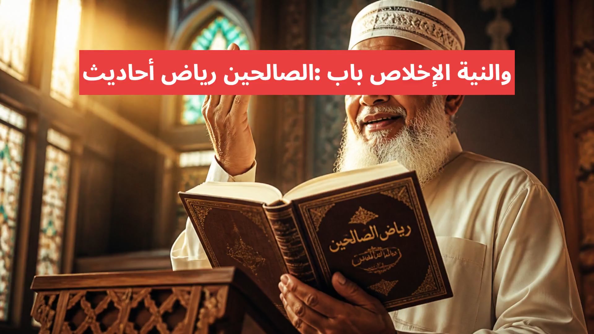 أحاديث رياض الصالحين: باب الإخلاص والنية