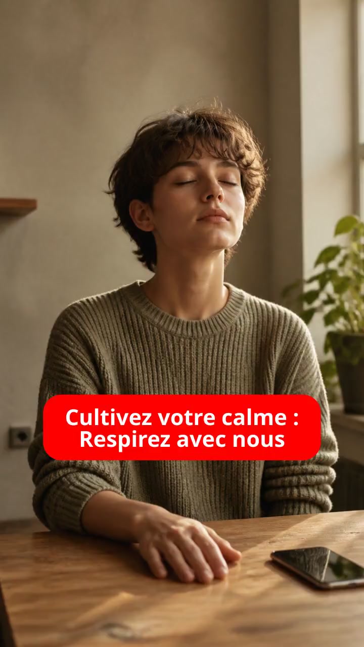 Cultivez votre calme : Respirez avec nous
