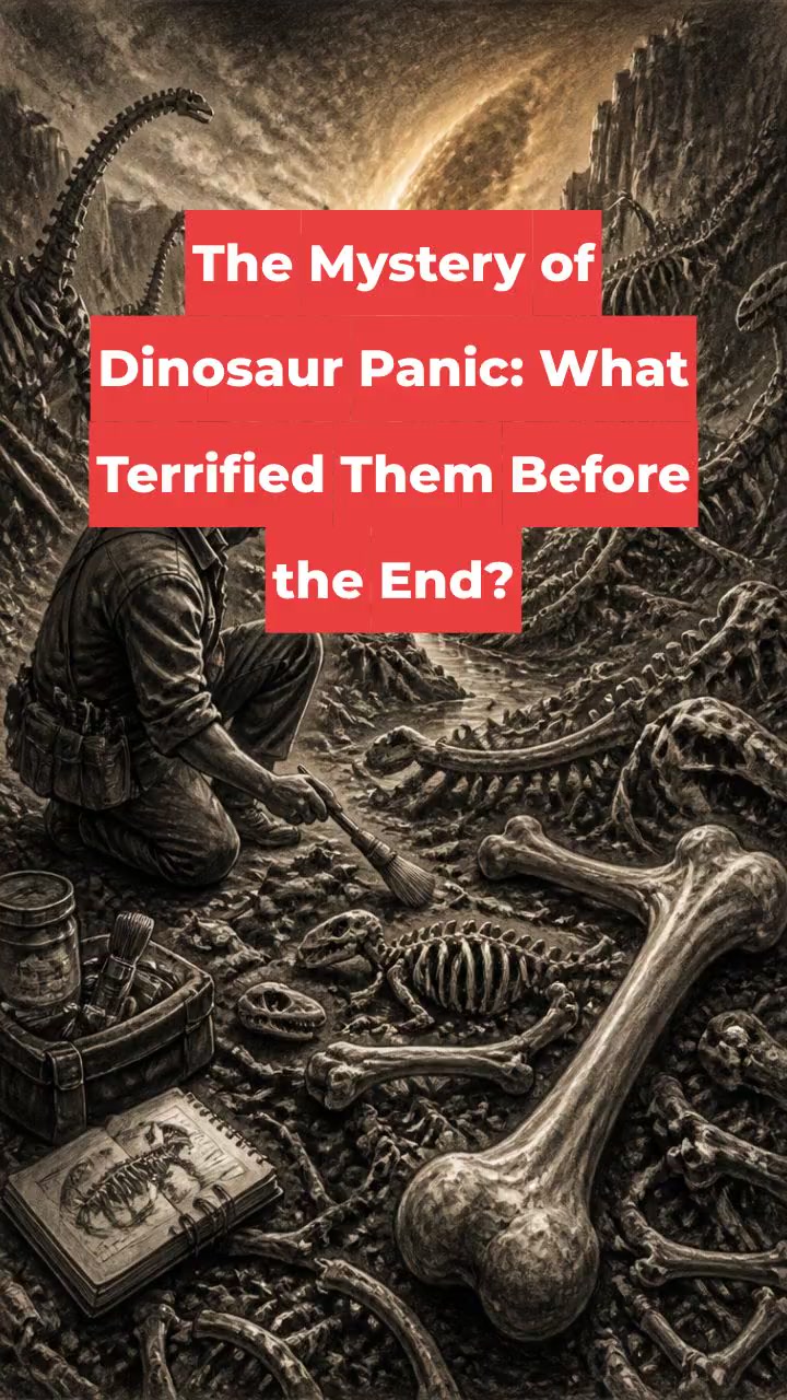 The Mystery of Dinosaur Panic: What Terrified Them Before the End?