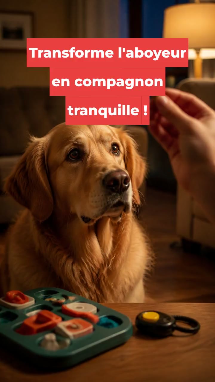 Transforme l'aboyeur en compagnon tranquille !