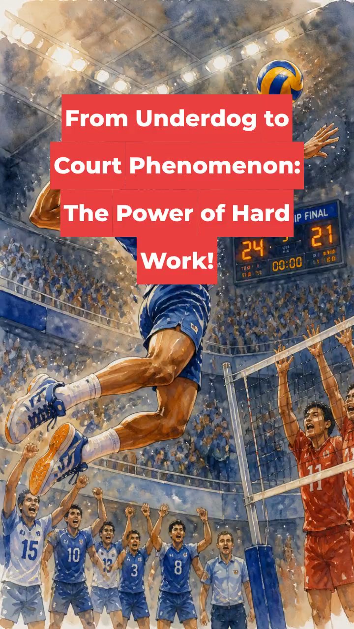 From Underdog to Court Phenomenon: The Power of Hard Work!