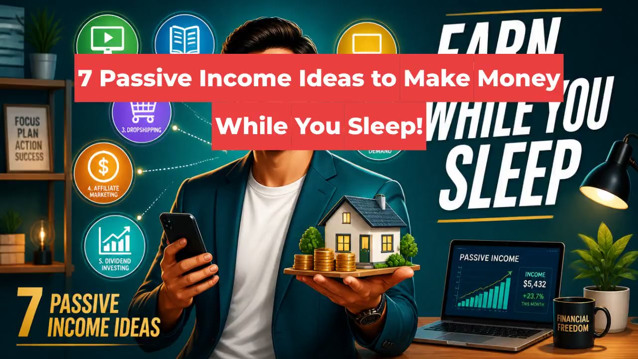 7 Passive Income Ideas to Make Money While You Sleep!