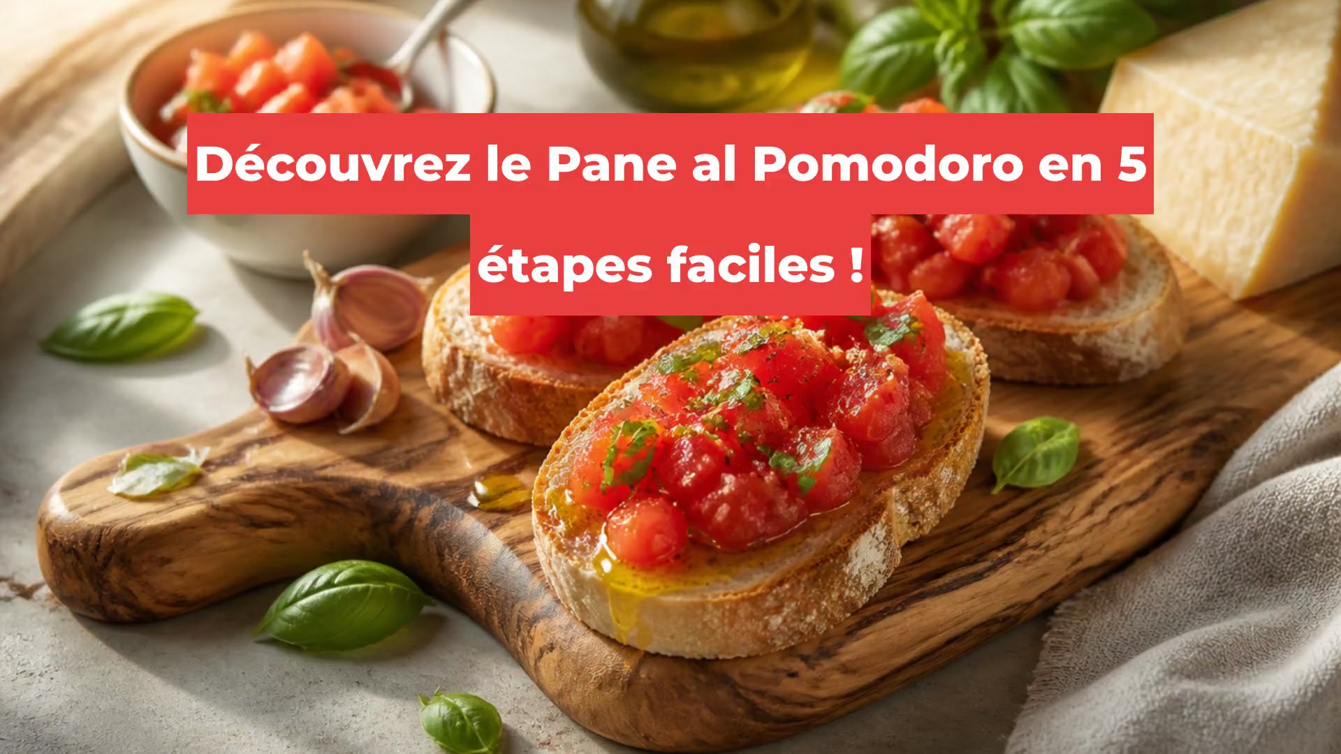 Découvrez le Pane al Pomodoro en 5 étapes faciles !