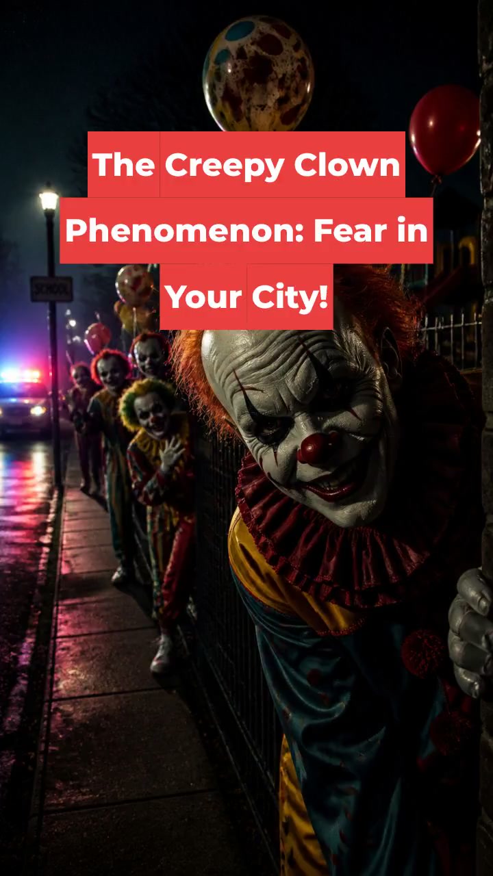 The Creepy Clown Phenomenon: Fear in Your City!
