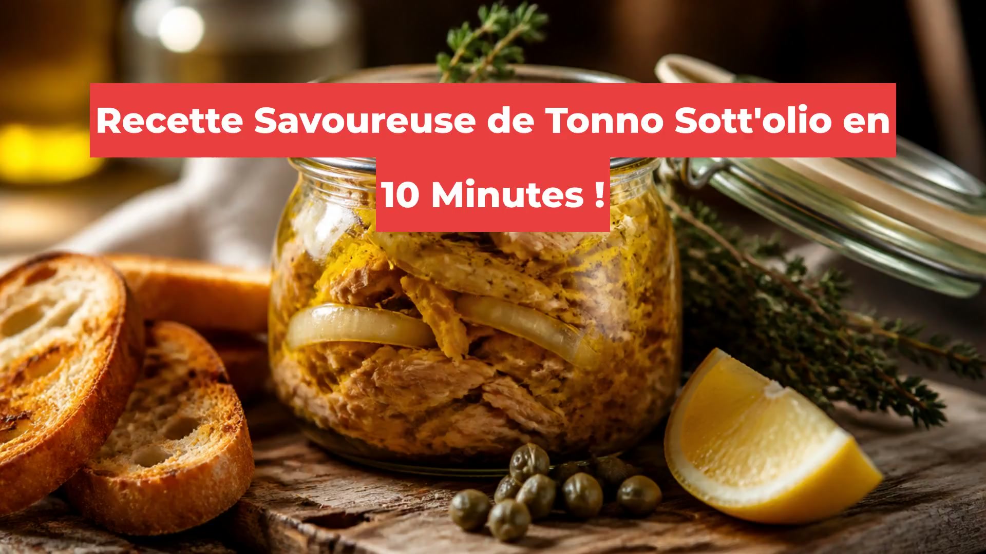 Recette Savoureuse de Tonno Sott'olio en 10 Minutes !