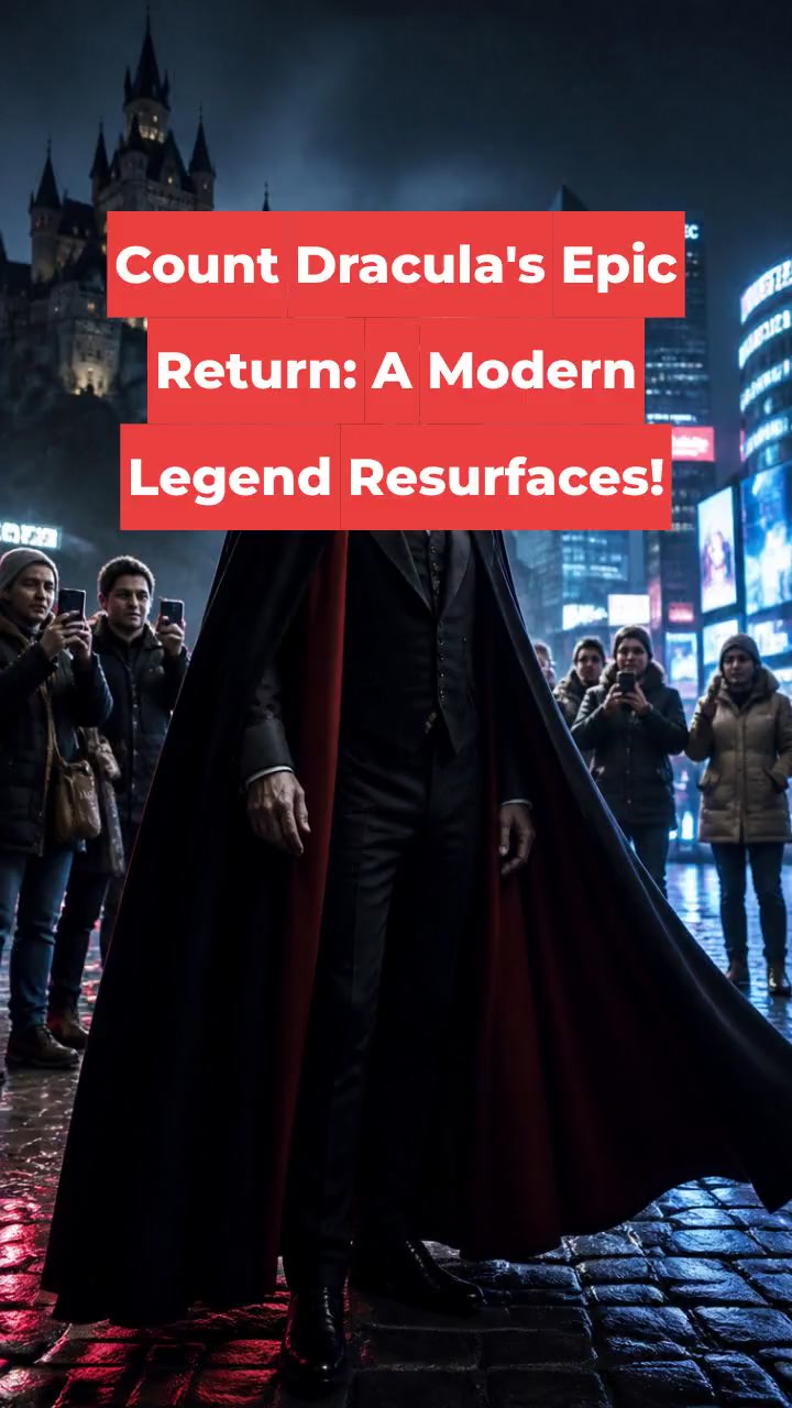 Count Dracula's Epic Return: A Modern Legend Resurfaces!