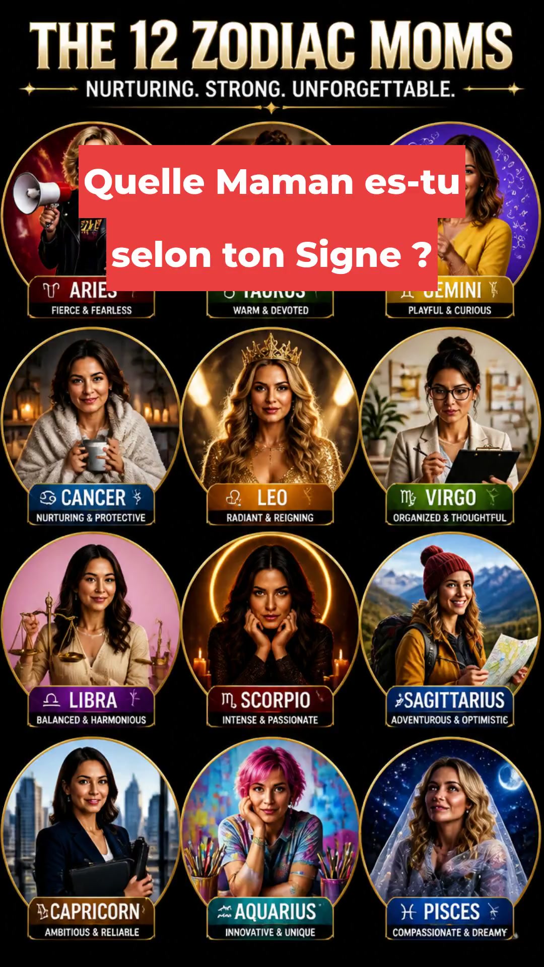 Quelle Maman es-tu selon ton Signe ?