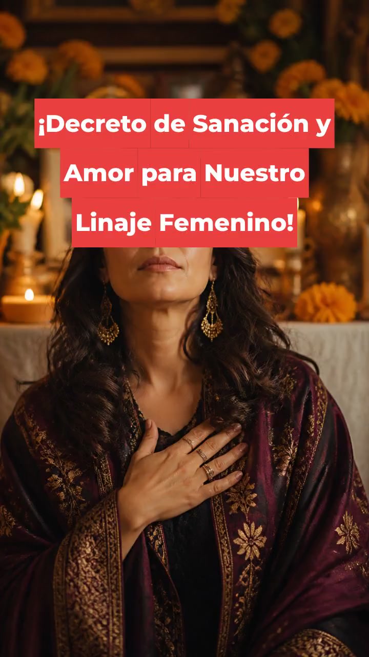 ¡Decreto de Sanación y Amor para Nuestro Linaje Femenino!