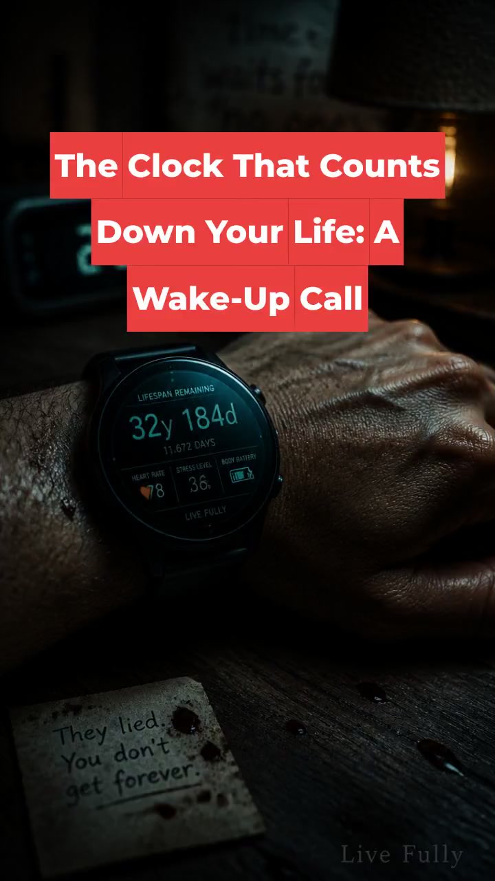 The Clock That Counts Down Your Life: A Wake-Up Call