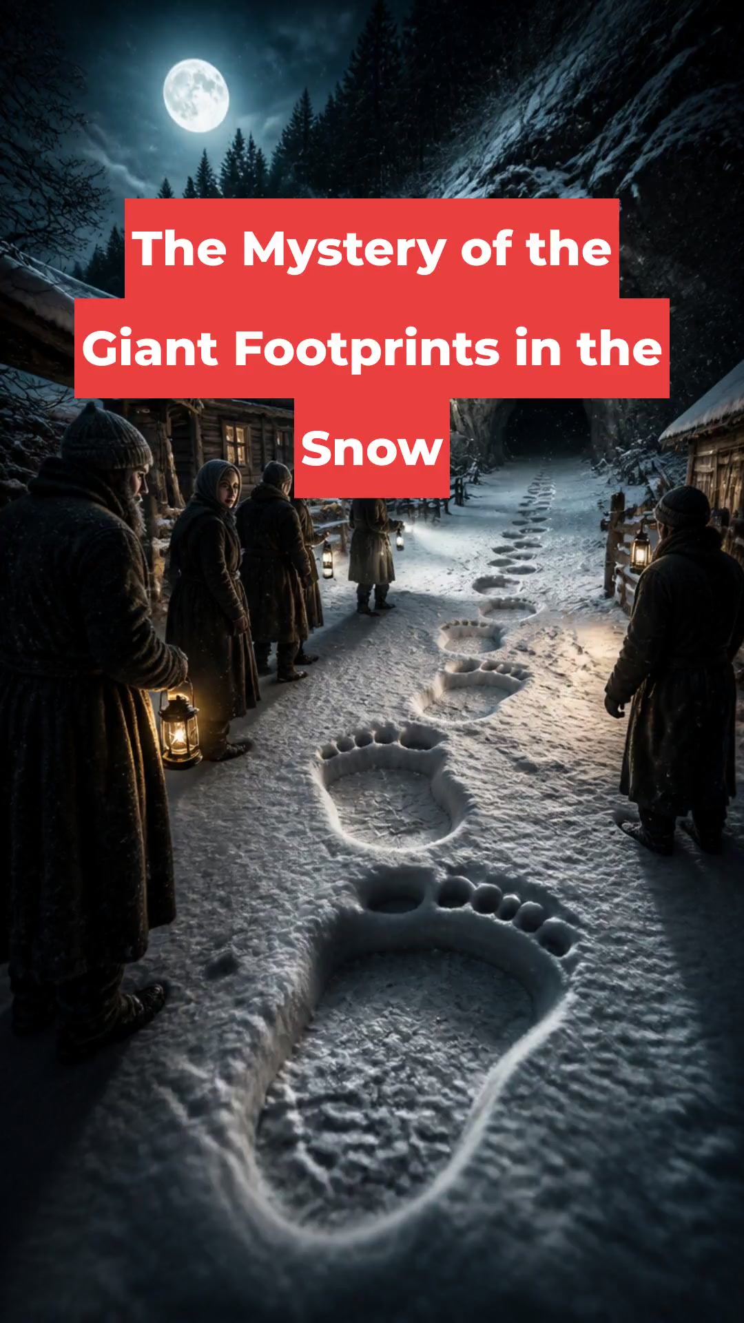 The Mystery of the Giant Footprints in the Snow