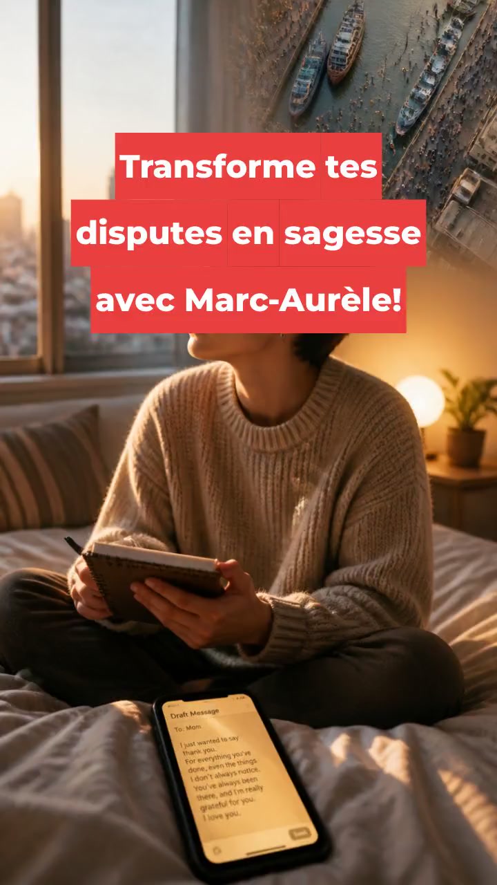 Transforme tes disputes en sagesse avec Marc-Aurèle!