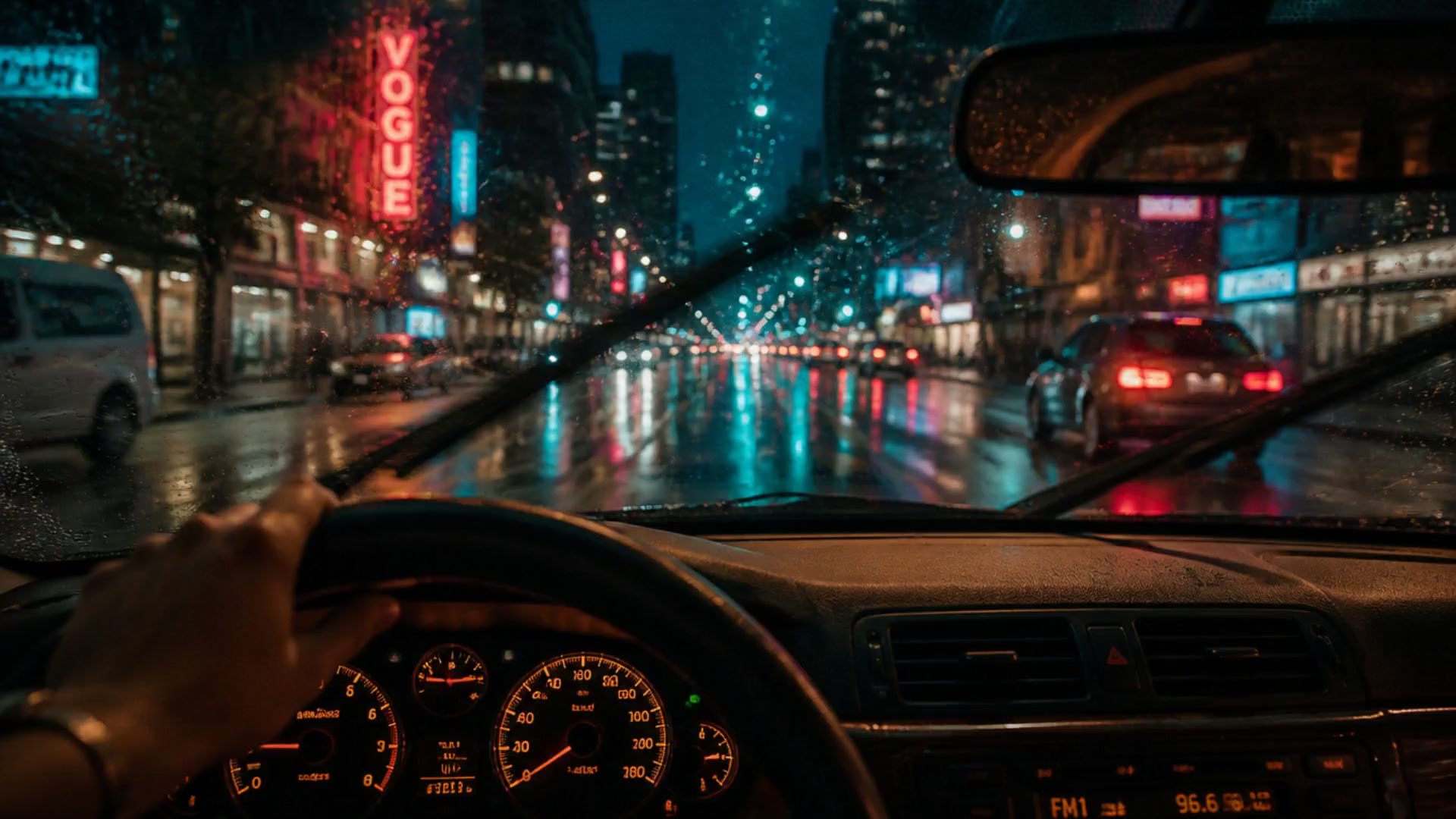 Embrace the Rain: Midnight Drive Vibes
