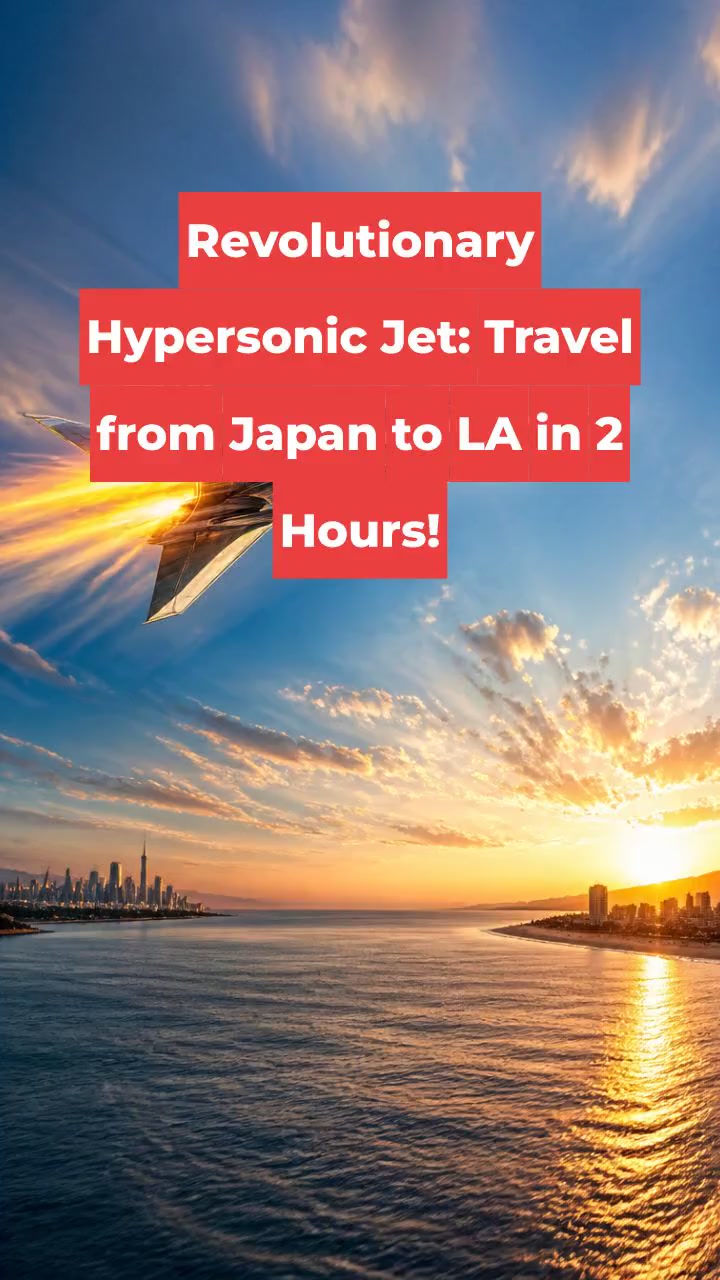 Revolutionary Hypersonic Jet: Travel from Japan to LA in 2 Hours!