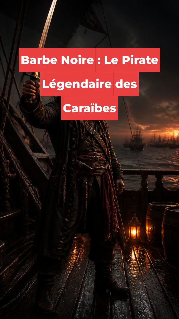 Barbe Noire : Le Pirate Légendaire des Caraïbes