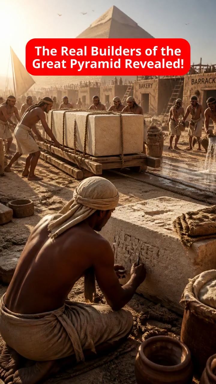 The Real Builders of the Great Pyramid Revealed!