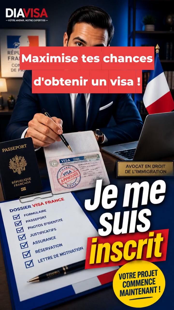 Maximise tes chances d'obtenir un visa !
