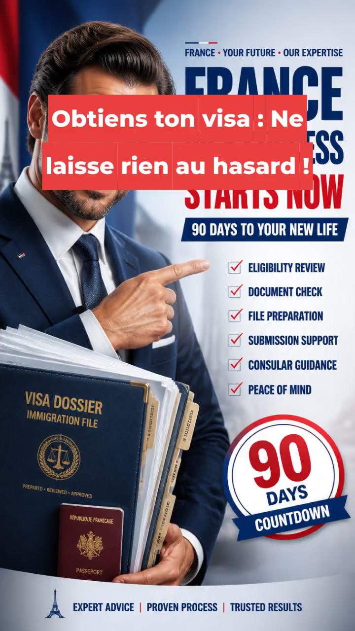 Obtiens ton visa : Ne laisse rien au hasard !