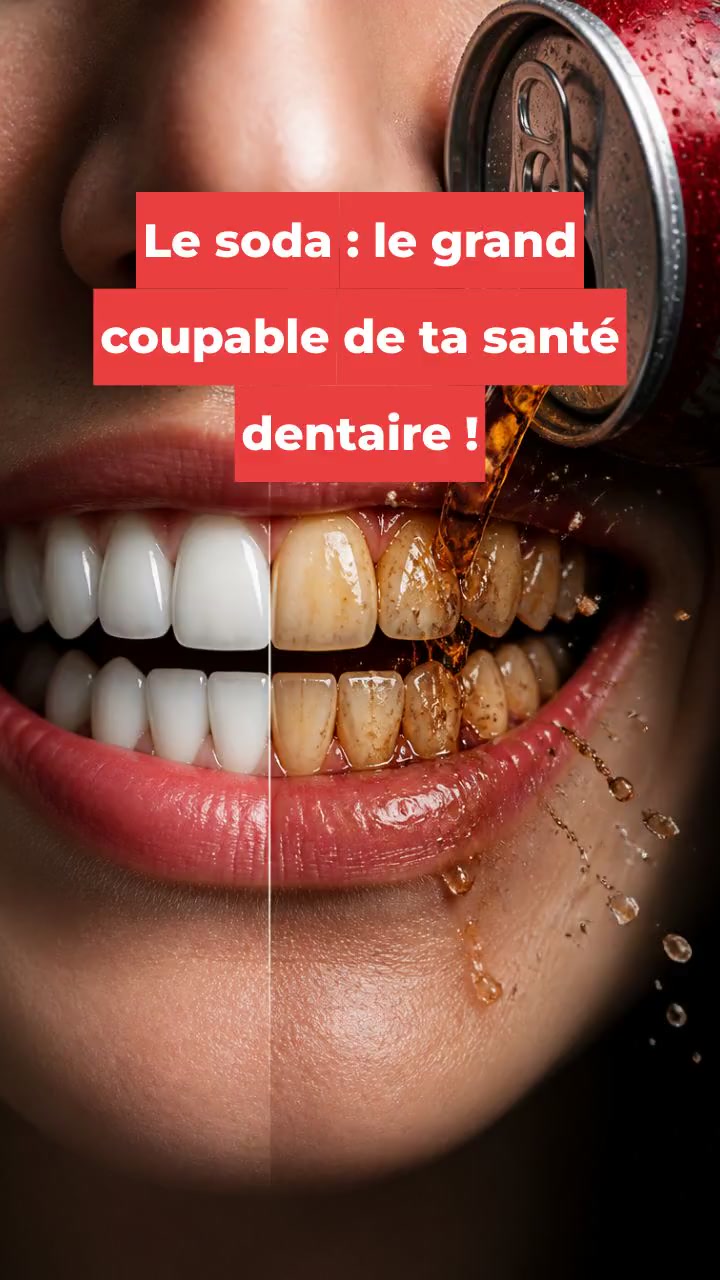 Le soda : le grand coupable de ta santé dentaire !
