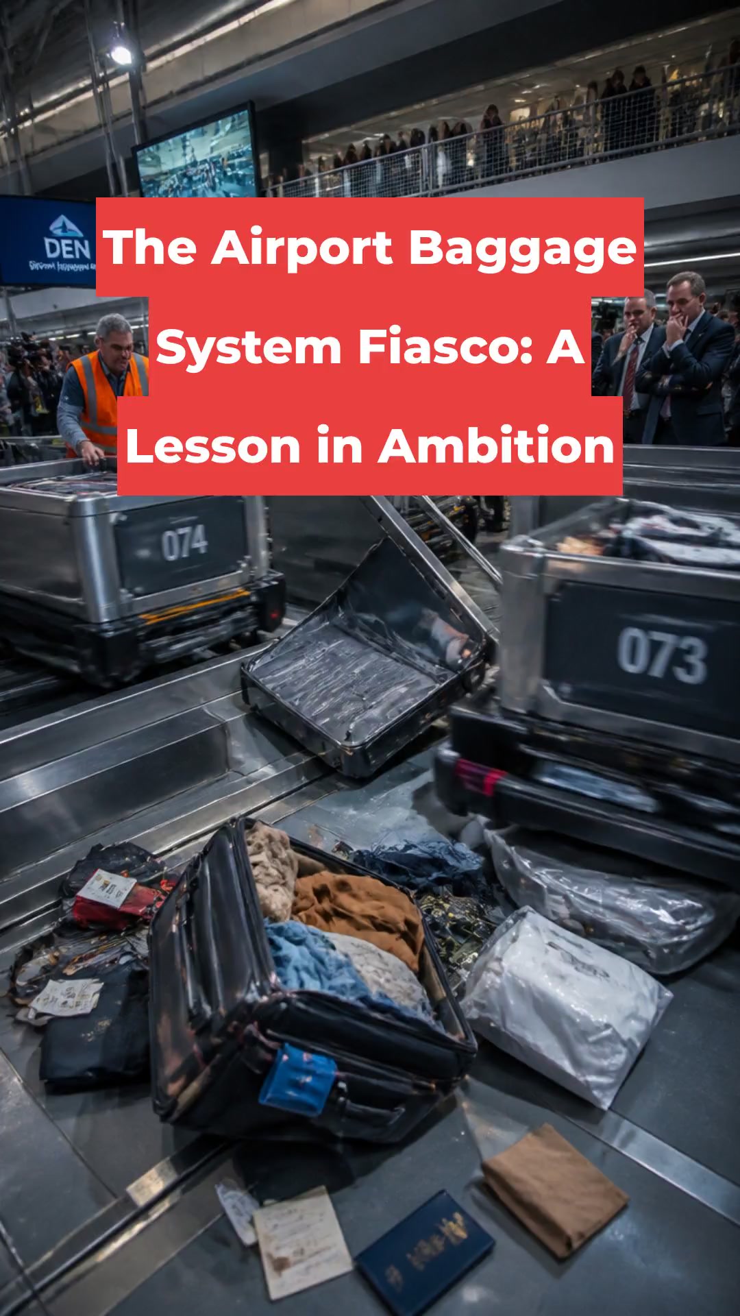 The Airport Baggage System Fiasco: A Lesson in Ambition