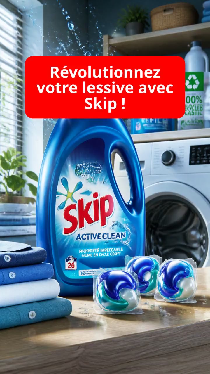 Révolutionnez votre lessive avec Skip !