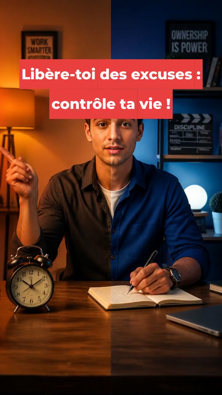 Libère-toi des excuses : contrôle ta vie !
