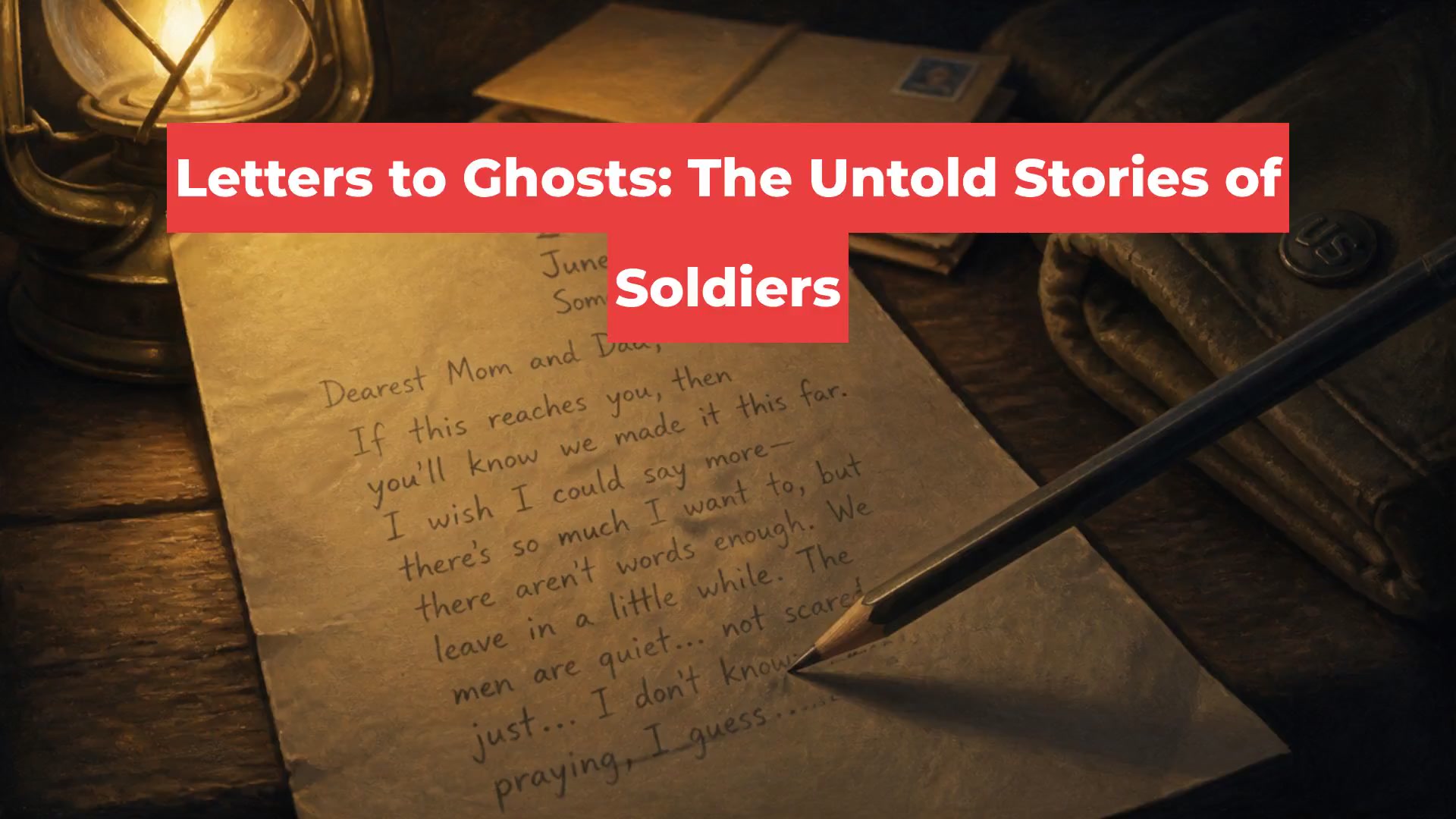 Letters to Ghosts: The Untold Stories of Soldiers