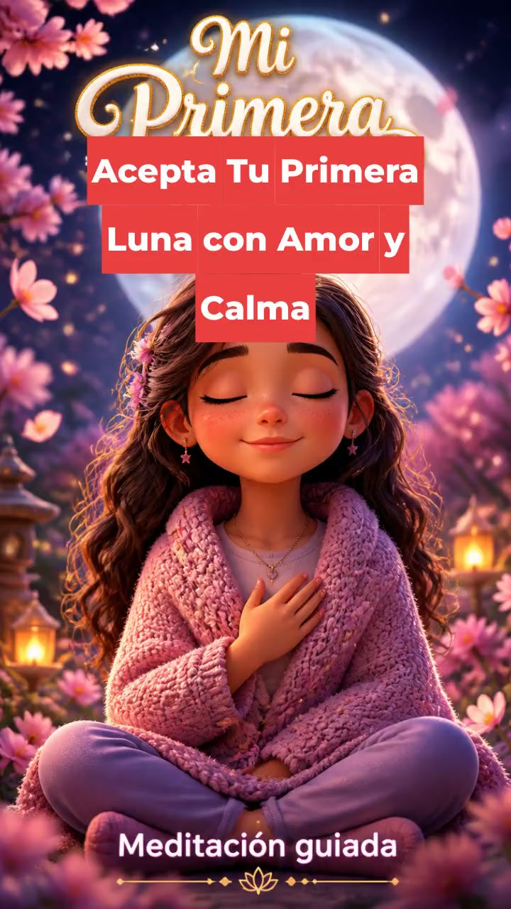 Acepta Tu Primera Luna con Amor y Calma