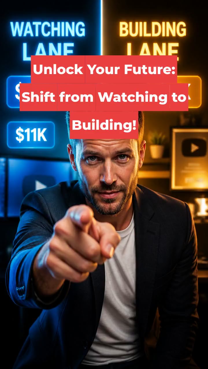 Unlock Your Future: Shift from Watching to Building!