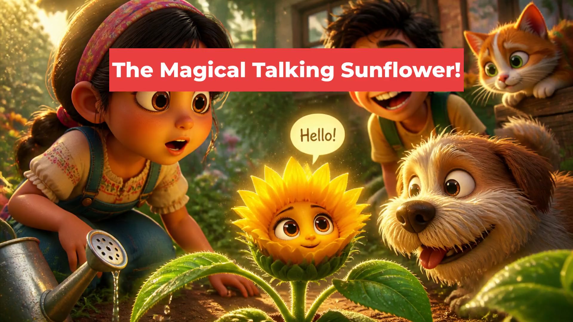 The Magical Talking Sunflower!