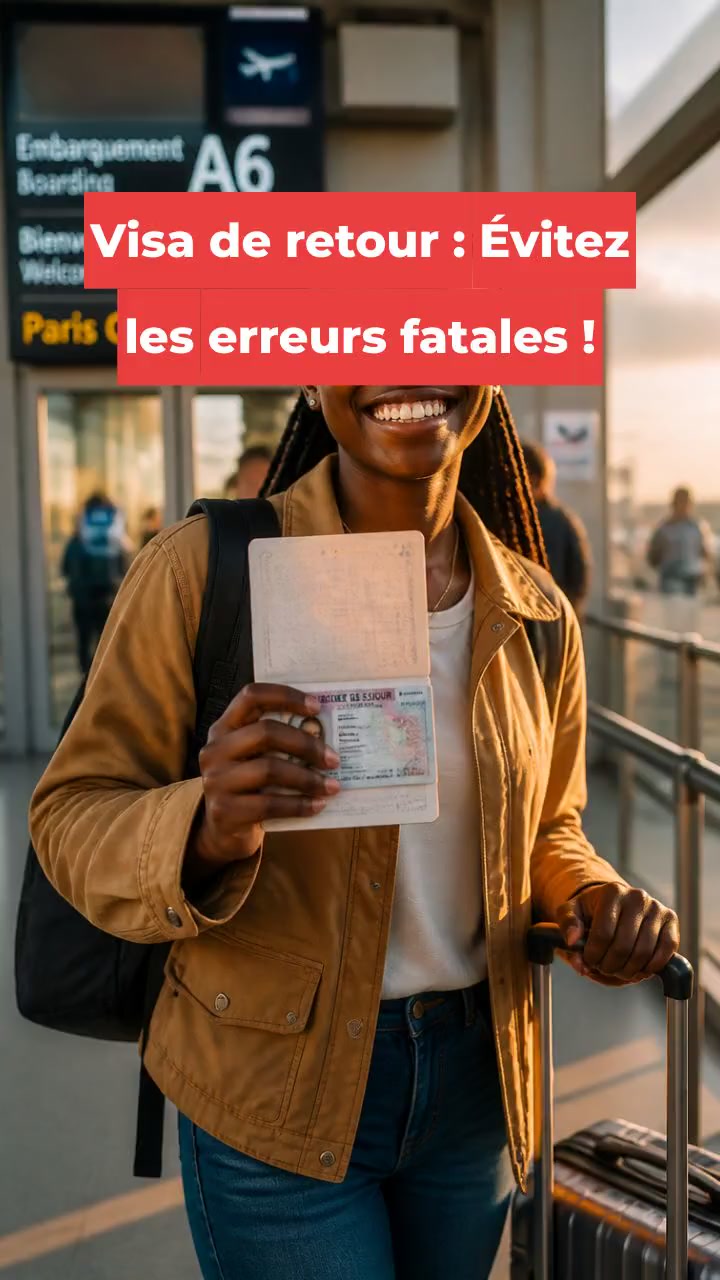 Visa de retour : Évitez les erreurs fatales !