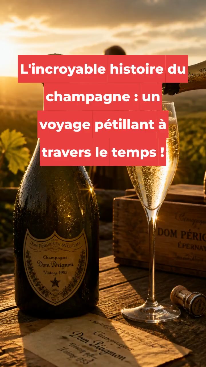 L'incroyable histoire du champagne : un voyage pétillant à travers le temps !