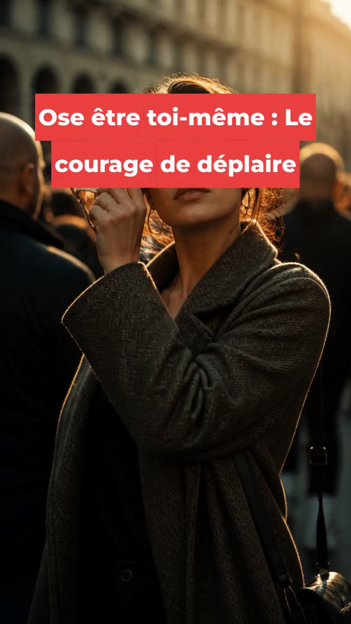 Ose être toi-même : Le courage de déplaire