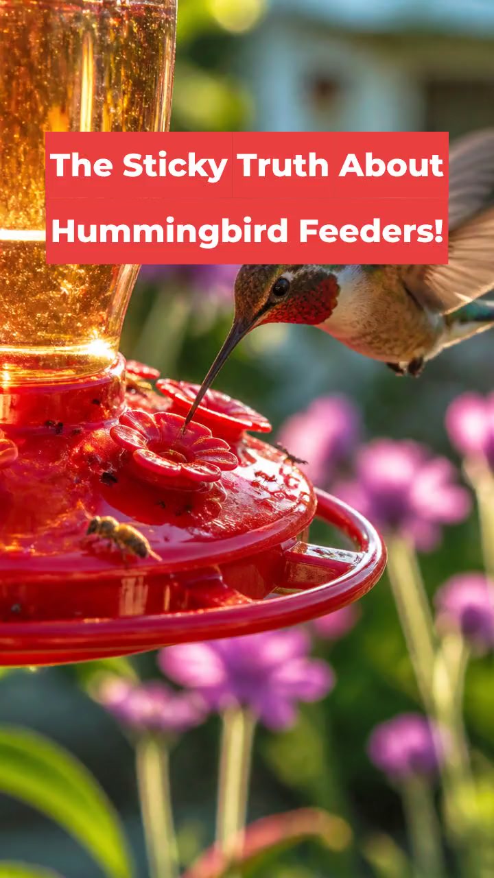 The Sticky Truth About Hummingbird Feeders!