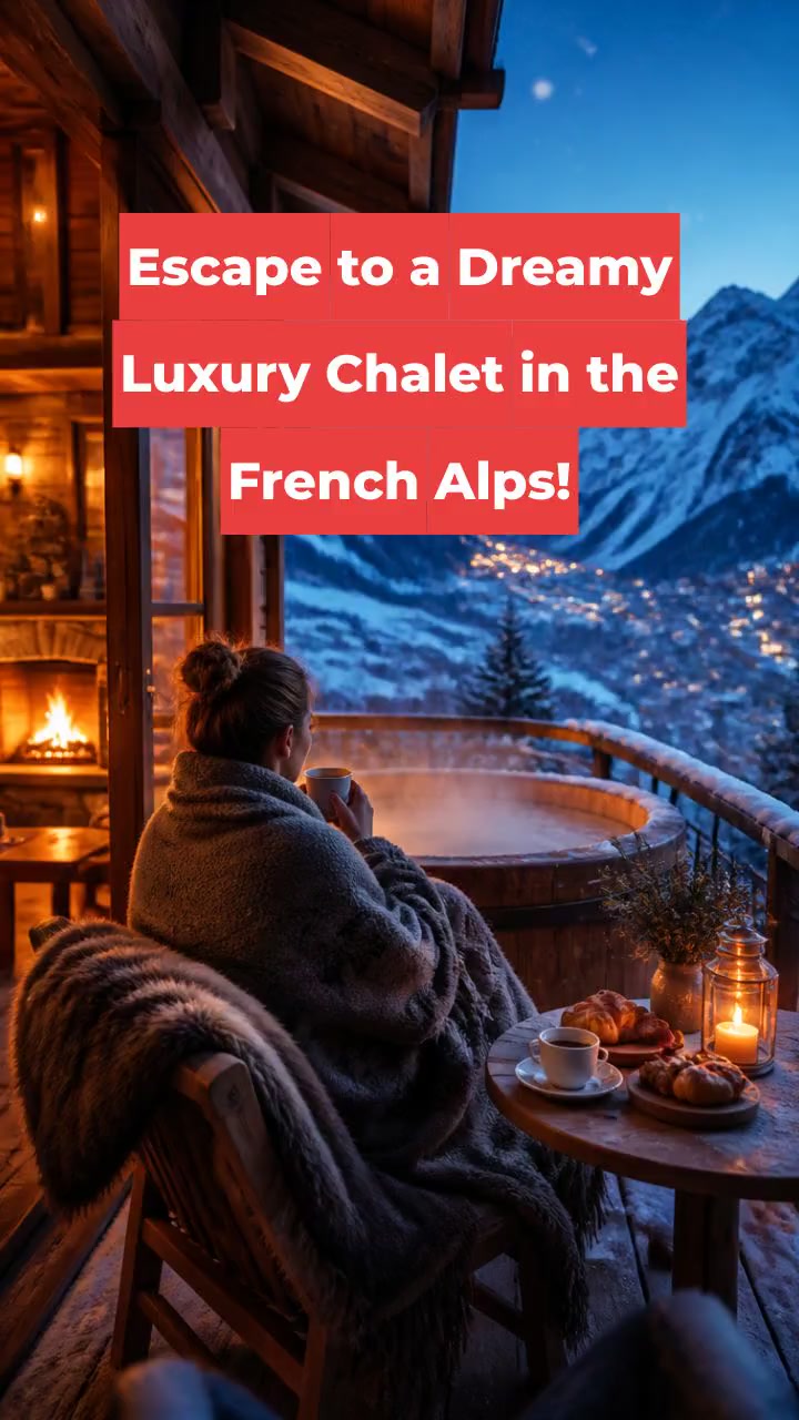 Escape to a Dreamy Luxury Chalet in the French Alps!