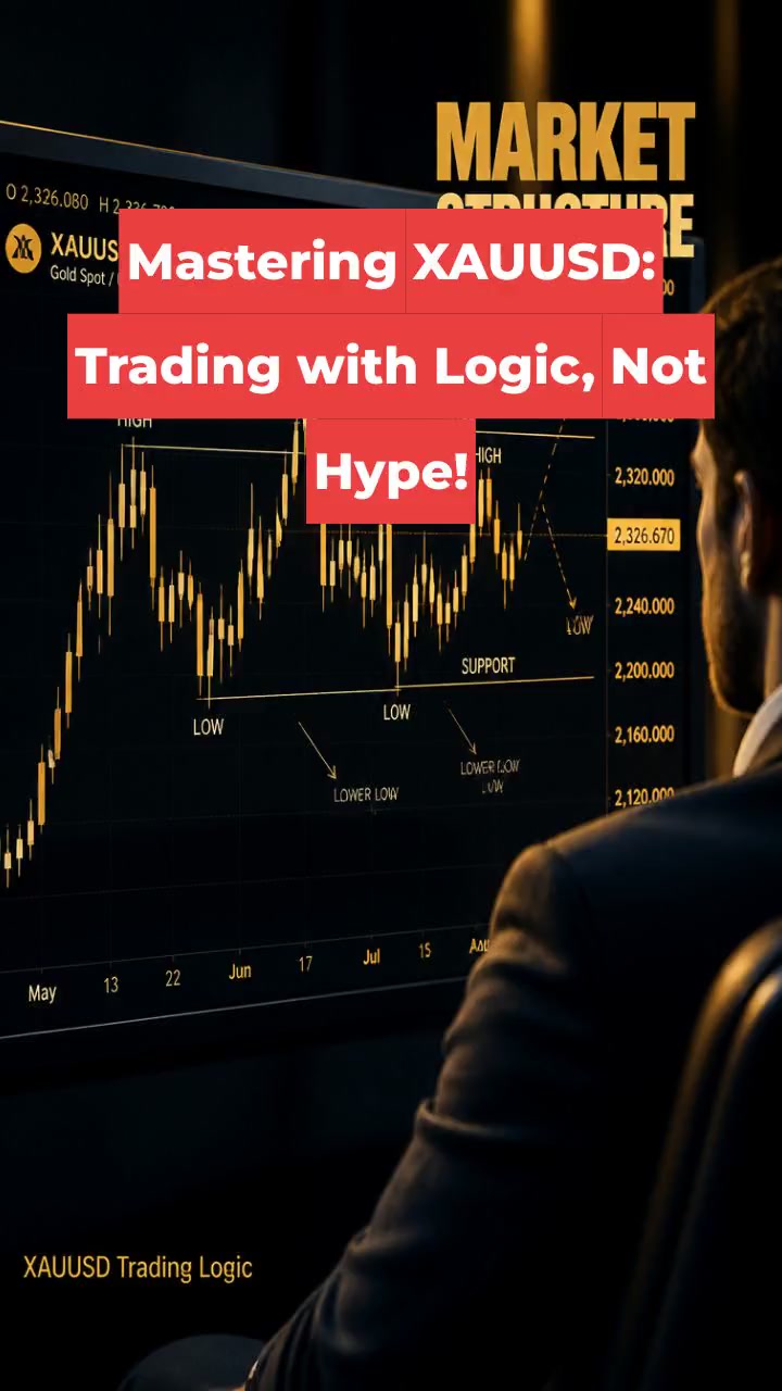 Mastering XAUUSD: Trading with Logic, Not Hype!